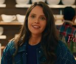 Felicity Jones Oh What Fun Channing Blue Jacket